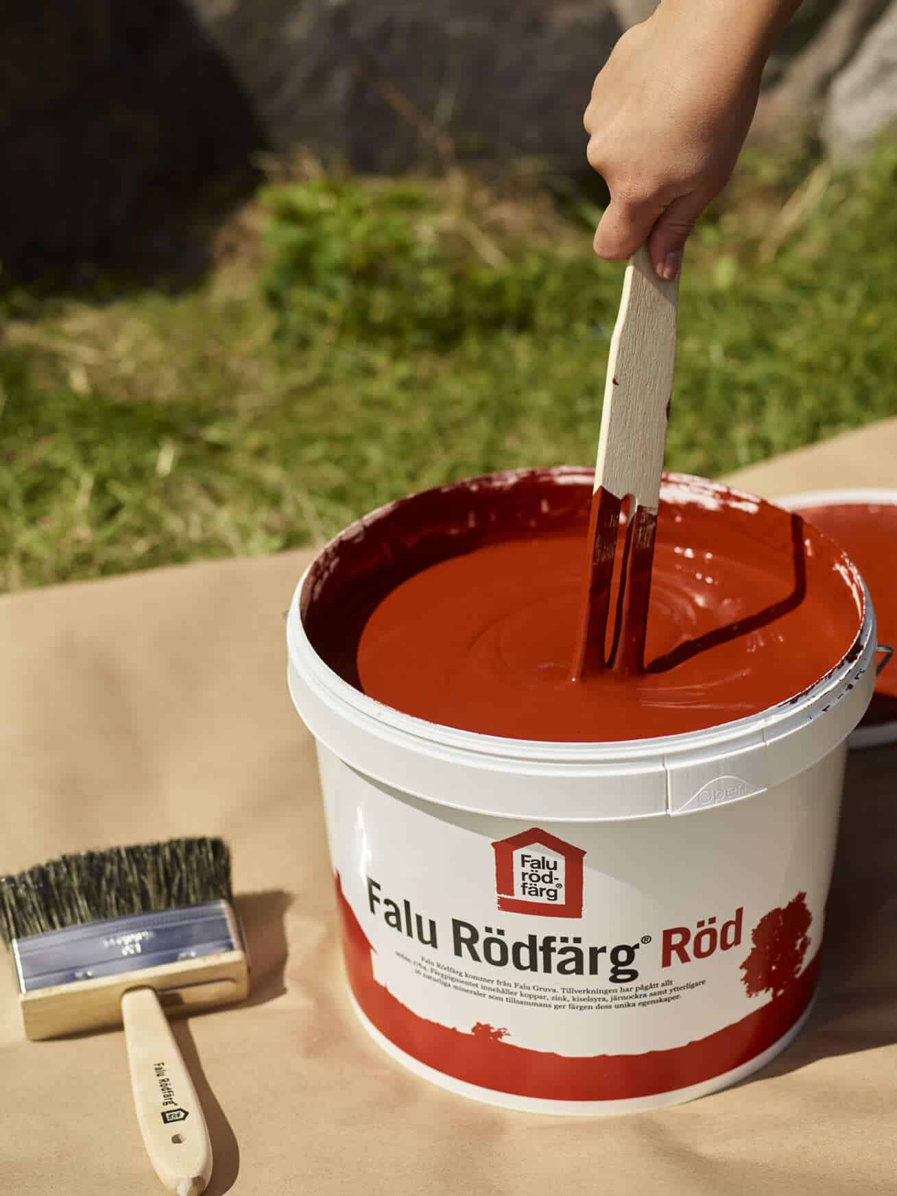 Finns Falu Rödfärg brytbar så att man kan bryta fram andra kulörer i en brytmaskin?