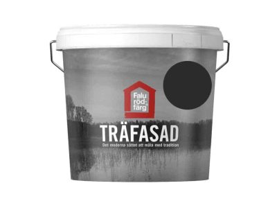 Falu Rödfärg Träfasad Svart.