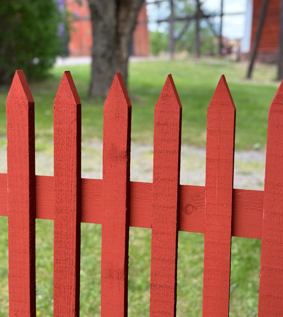 Falu Rödfärg Staket Tradition