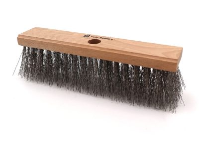 Falu Rödfärg Stålpiassava med krusat stål 300 mm